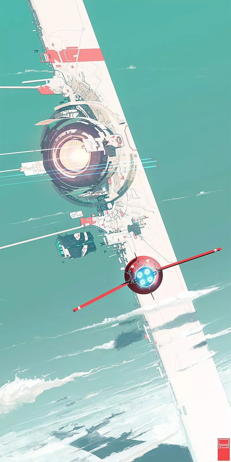 Spaceship, Art, Fiction, Sci Fi, HD