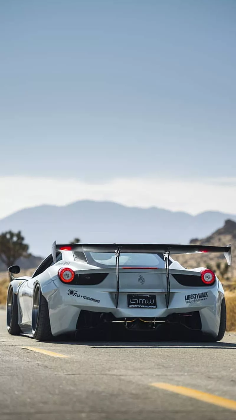 Ferrari458italiaLb, ferrari, libertywalk, HD phone wallpaper