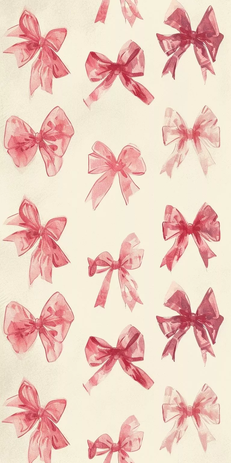 Charming Bow Wallpaper to Adorn