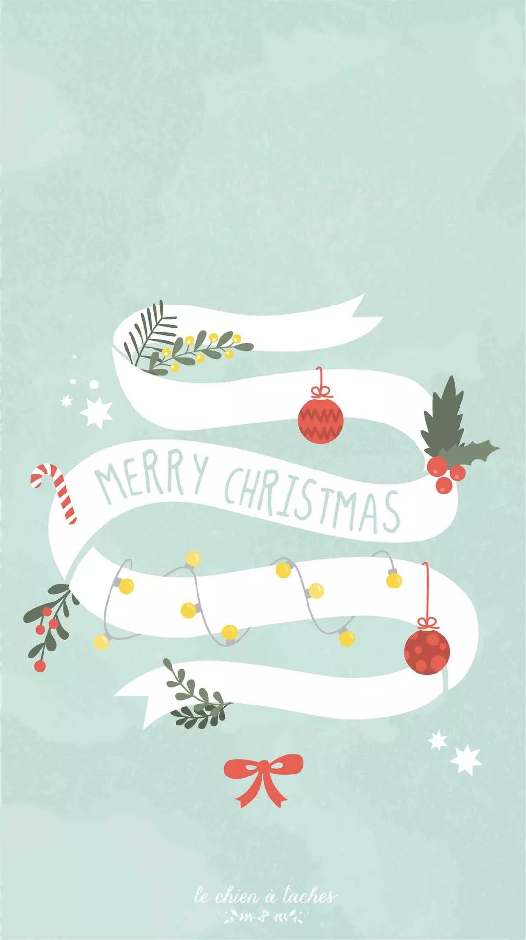 Download Delightful Christmas Ribbon