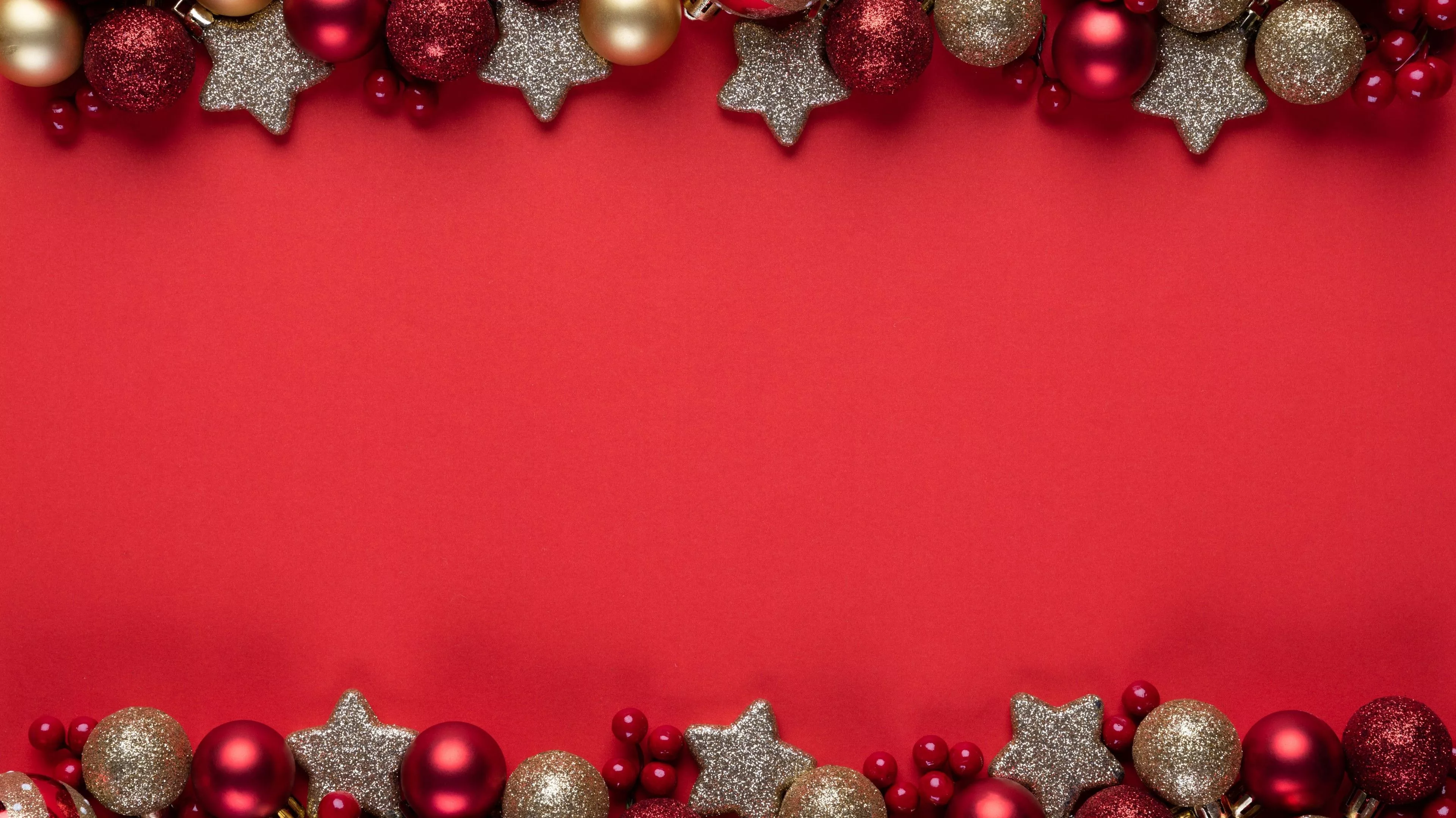 Red Golden Silver Christmas Decoration