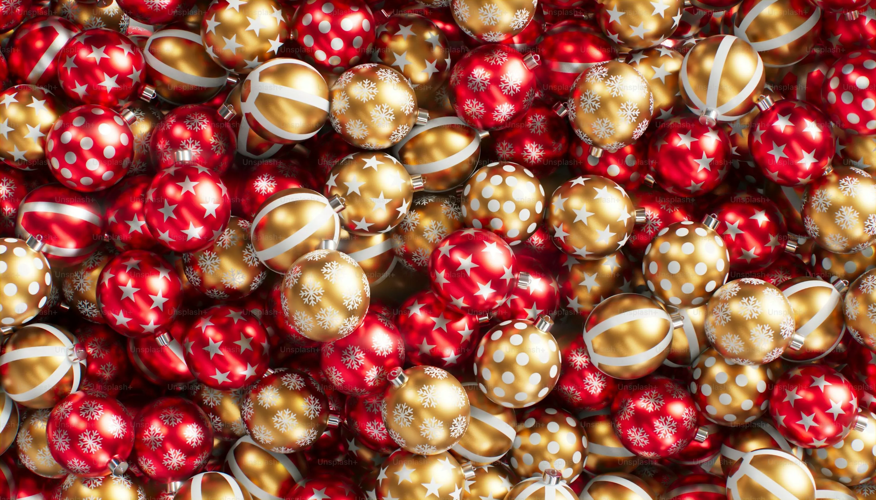 gold christmas ornaments