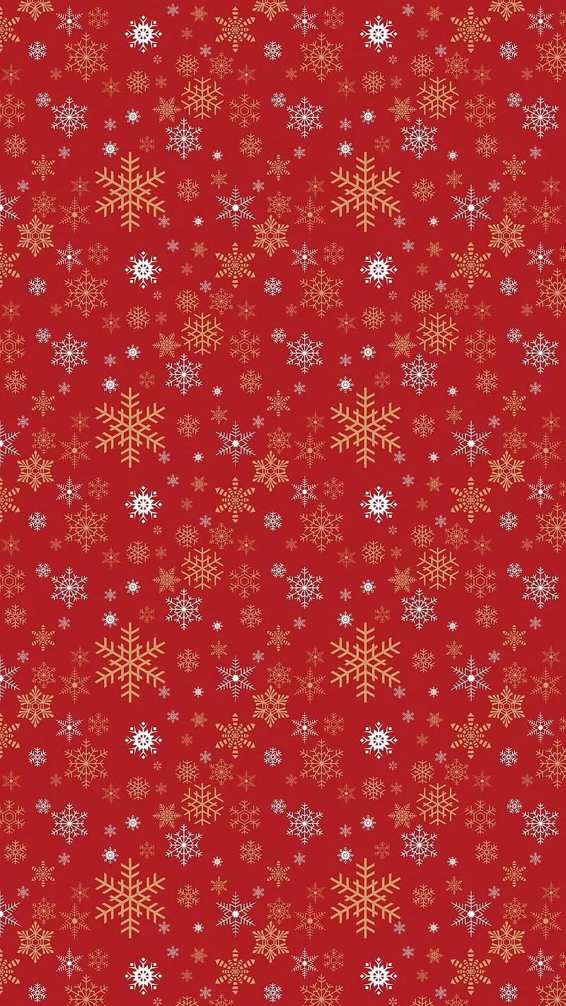 HD christmas pattern gold wallpaper