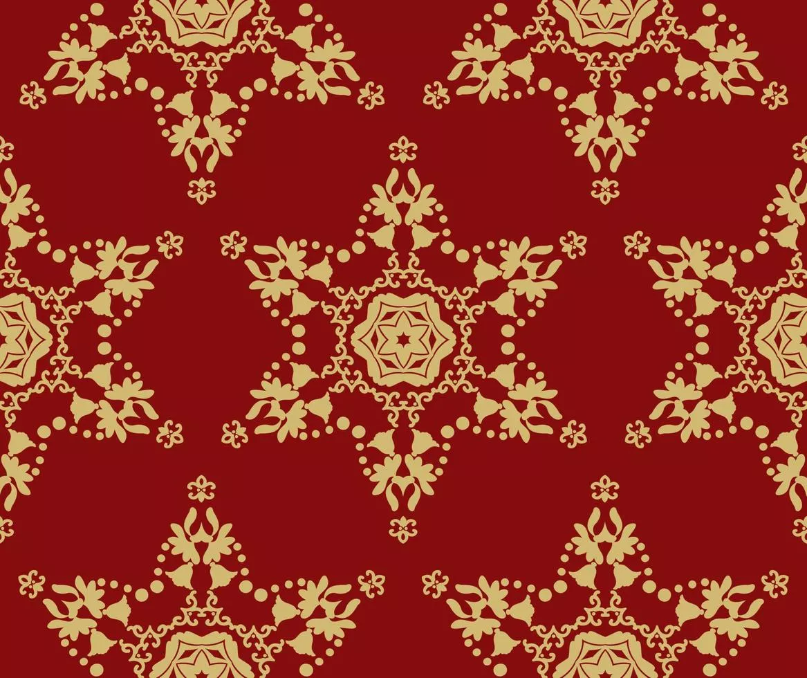 seamless patterns. Red background