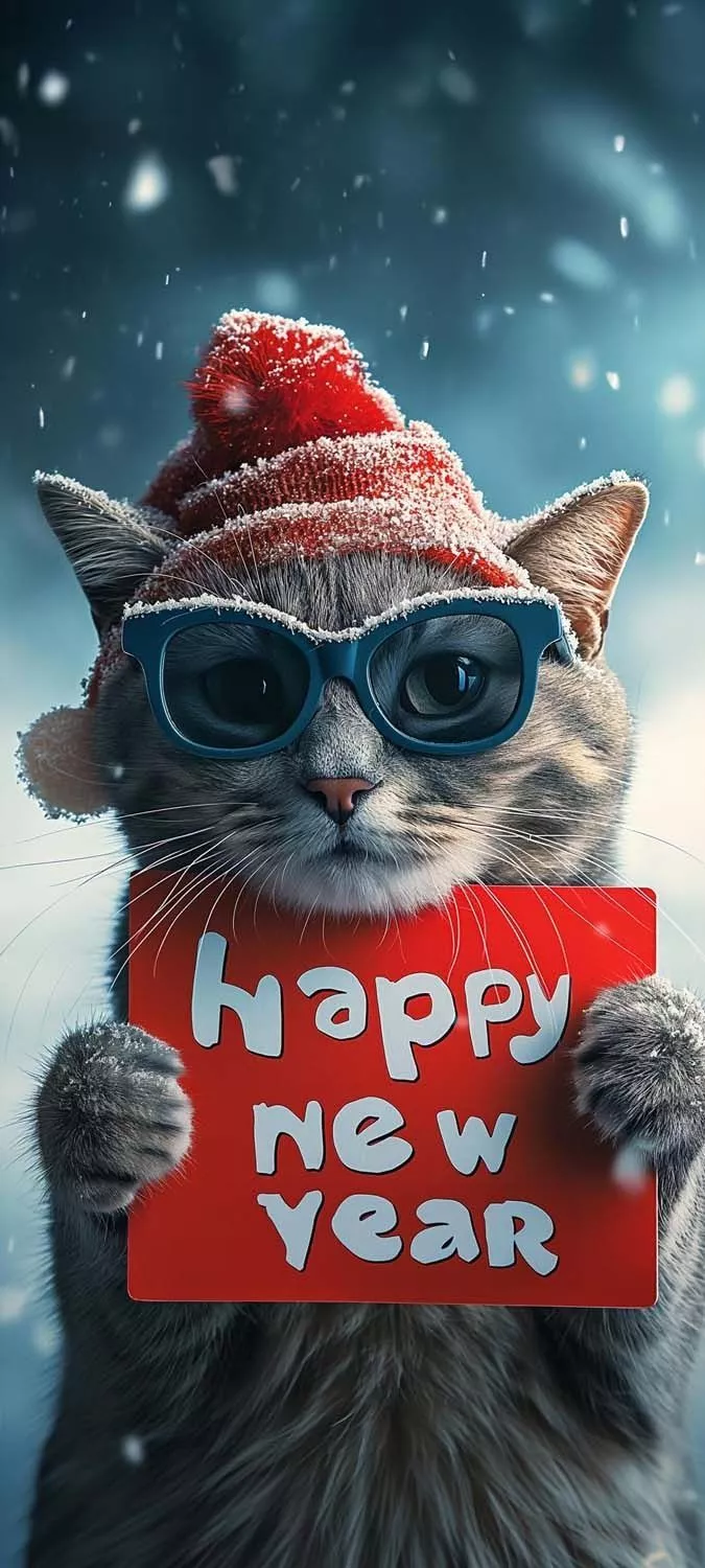 Happy New Year iPhone Wallpaper