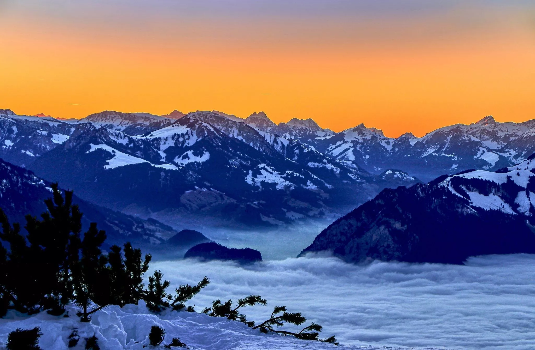 Bernese Alps Switzerland Wallpaper, HD