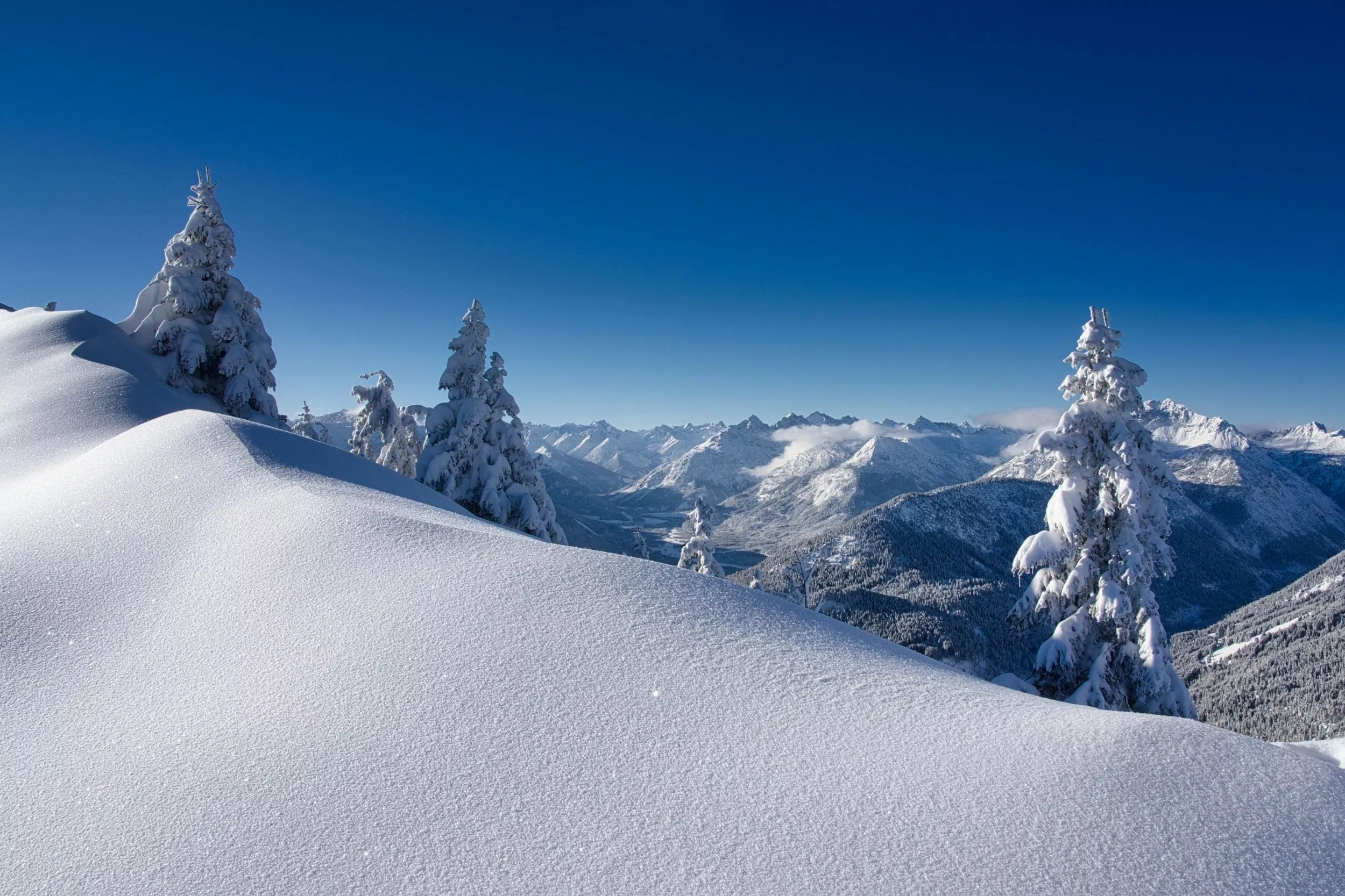 Wallpaper winter, snow, mountains