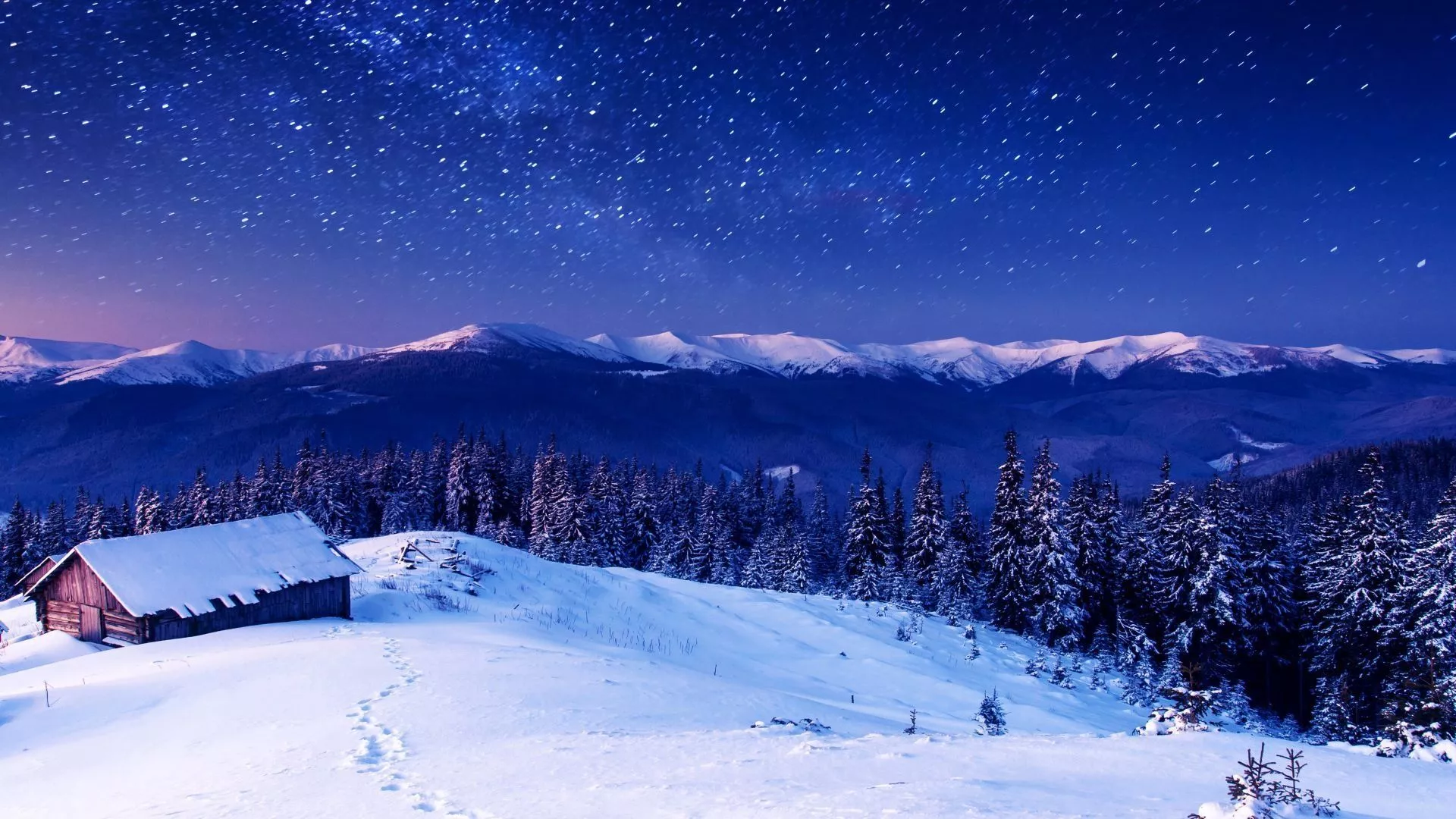 Mountain Night Wallpaper