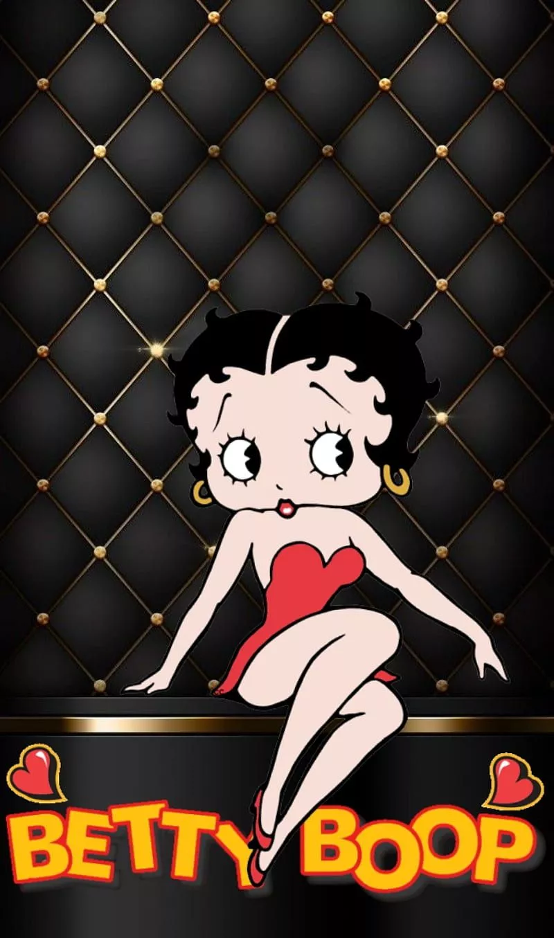 Betty boop, black, HD phone wallpaper