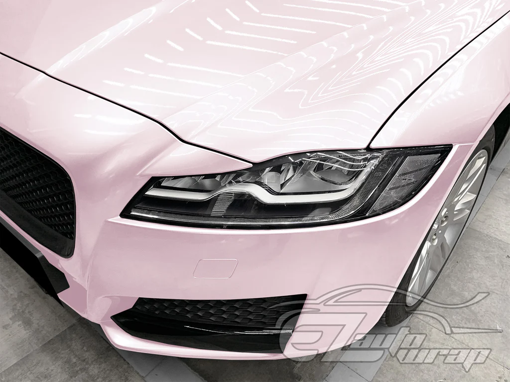 Gloss Pearlescent Cherry Pink Vinyl