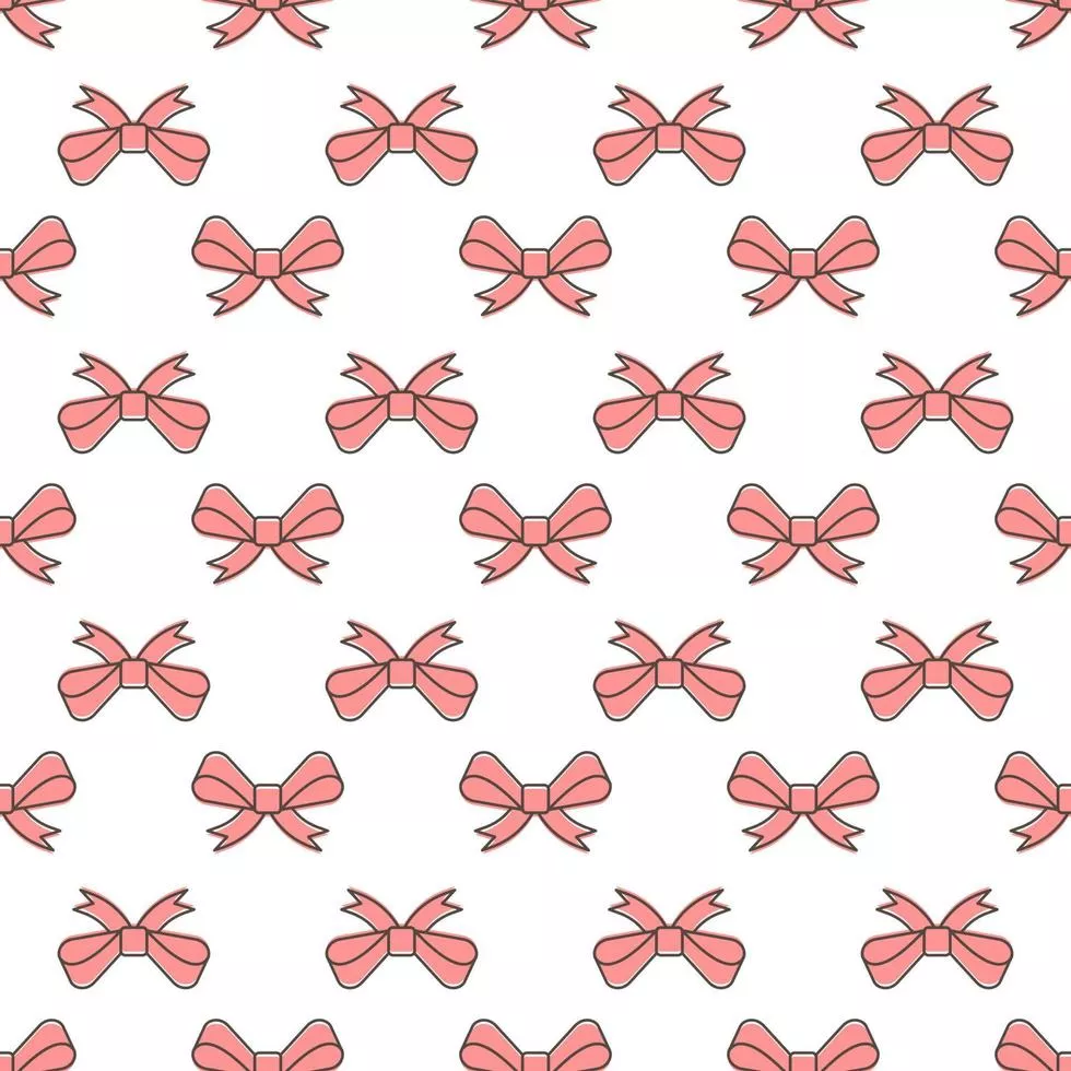 red bow on white background 14827244