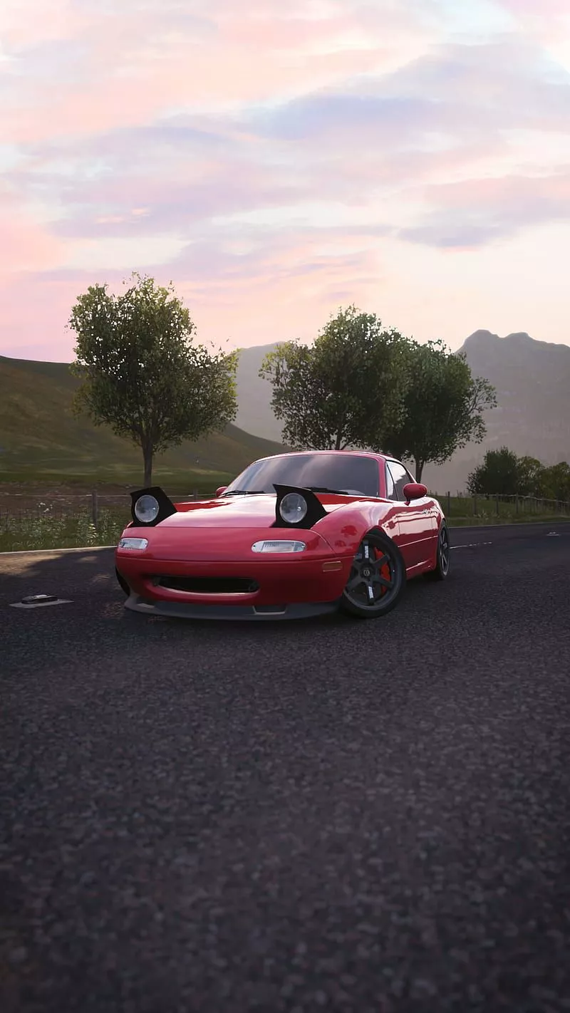 Mazda MX 5 Miata, Red, Cars, Cute Cars
