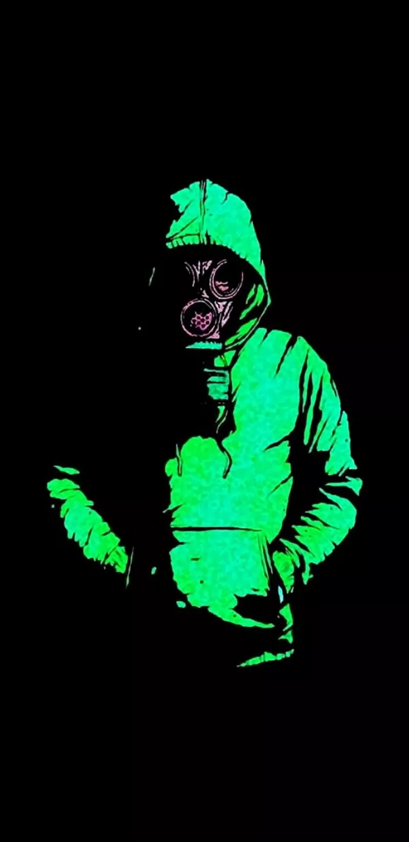 HD toxic green wallpaper