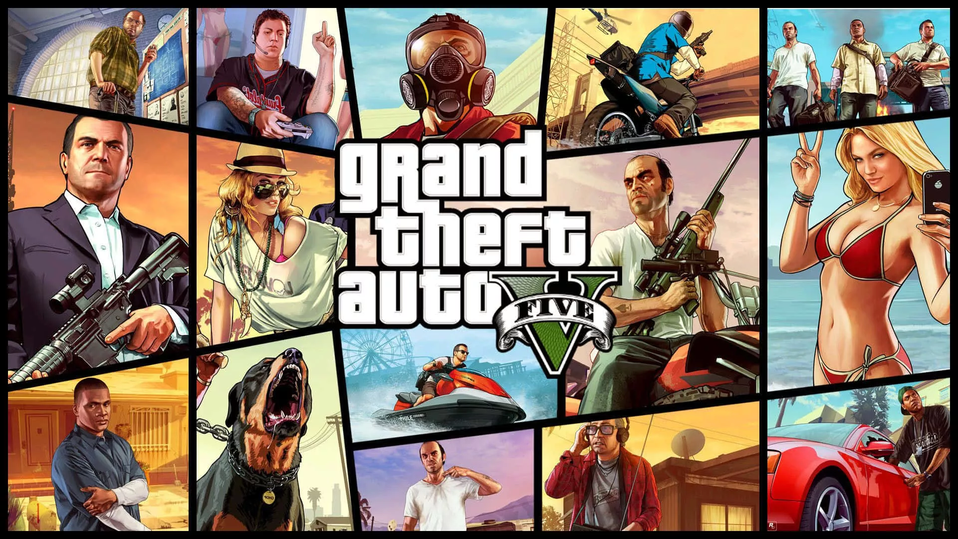 Grand Theft Auto Five Loading Screen
