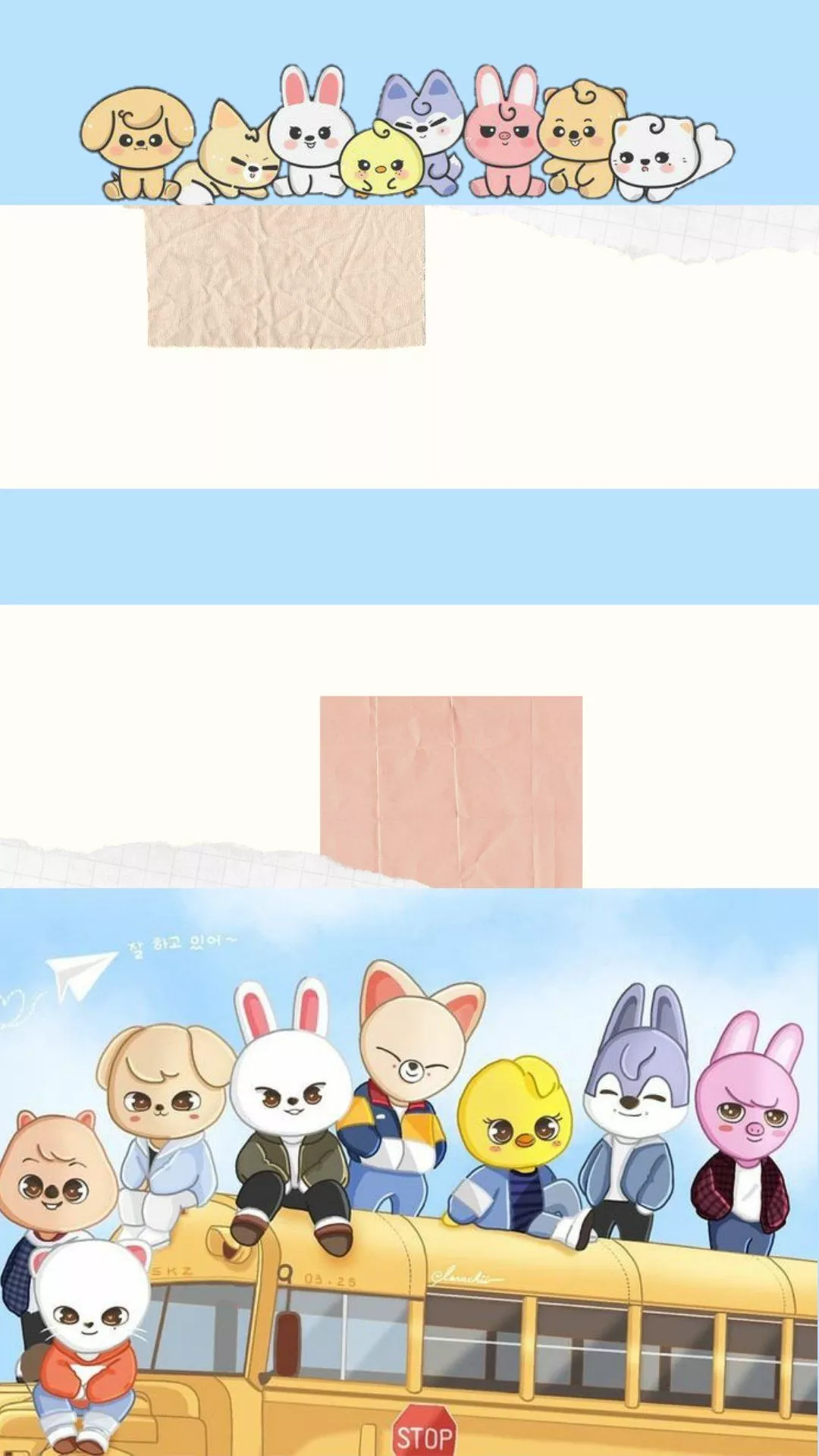 Skzoo Fanart wallpaper #StrayKids