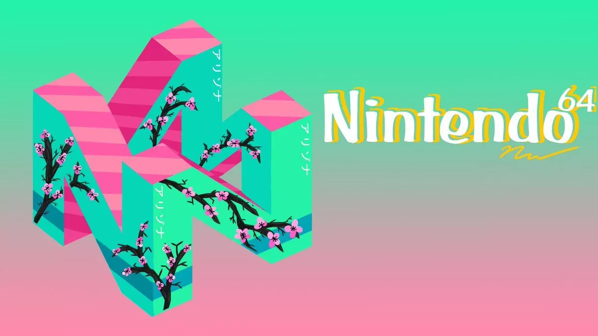 N64 Logo #vaporwave #digitalart