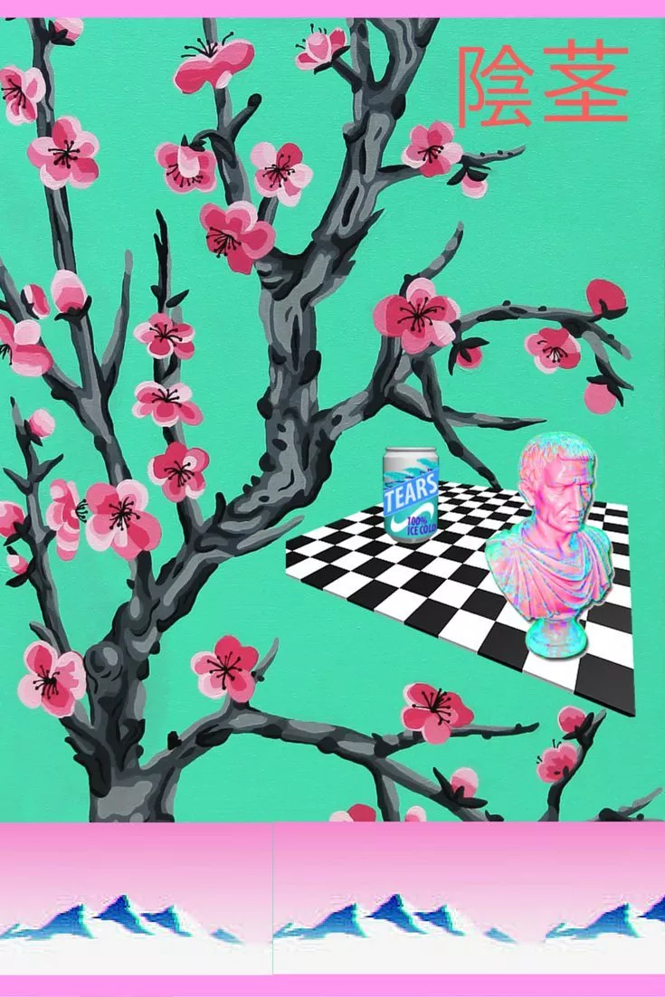 Green Tea ideas. vaporwave