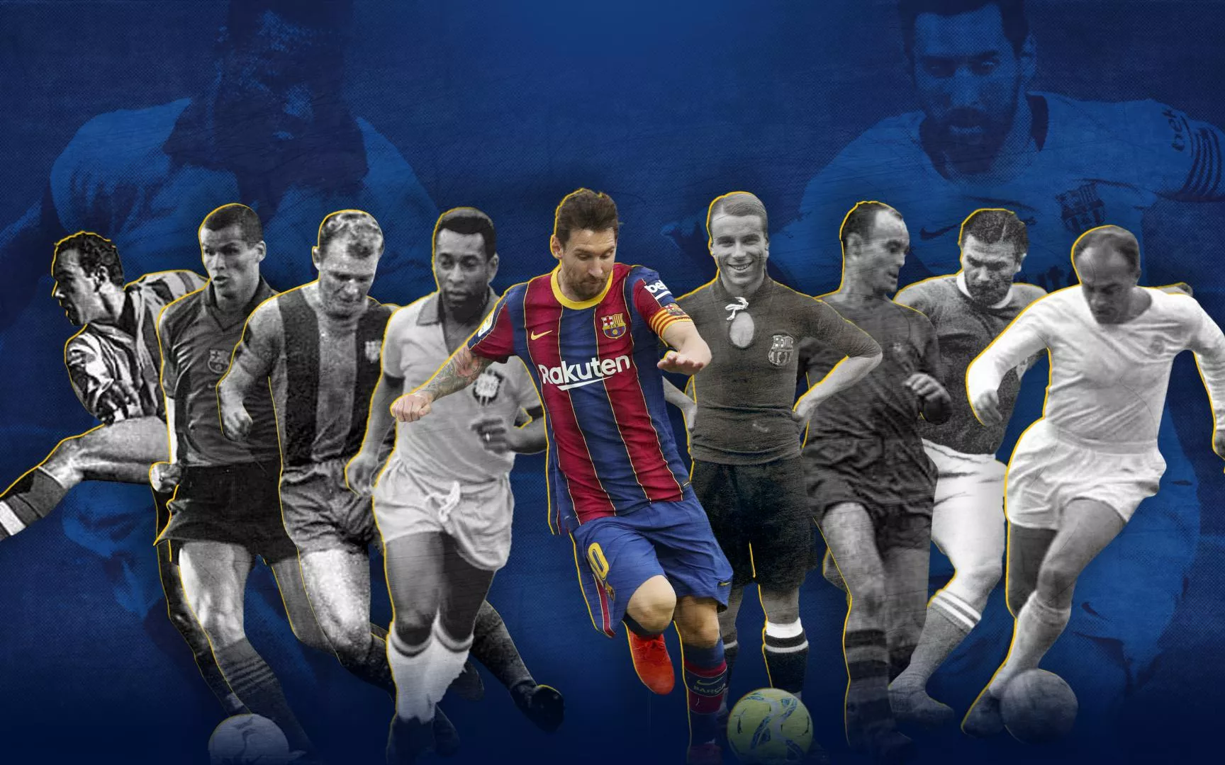 The great goalscorers left in Messi's wake