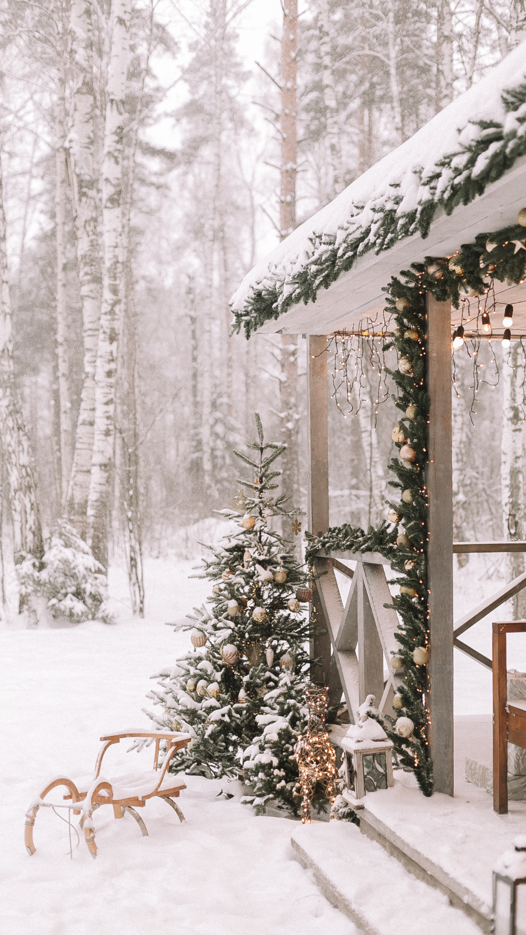 Cute Christmas iPhone Wallpaper Background (EASY DOWNLOAD)