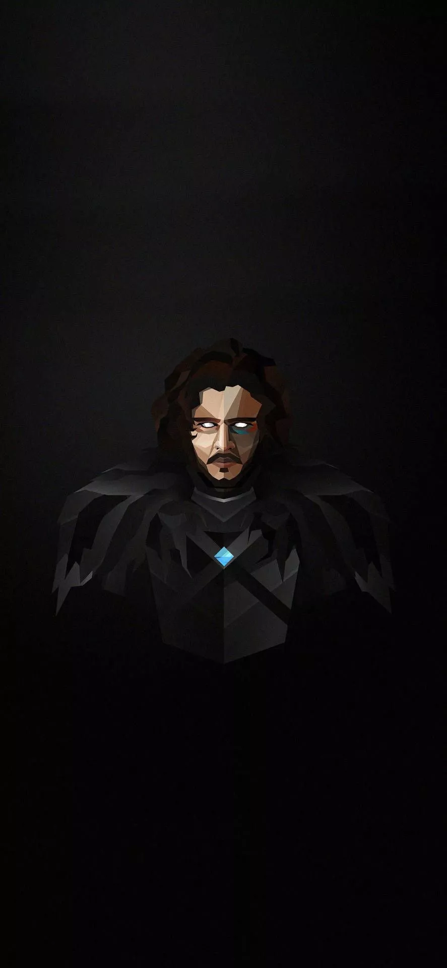Download Polygon Art Jon Snow Wallpaper