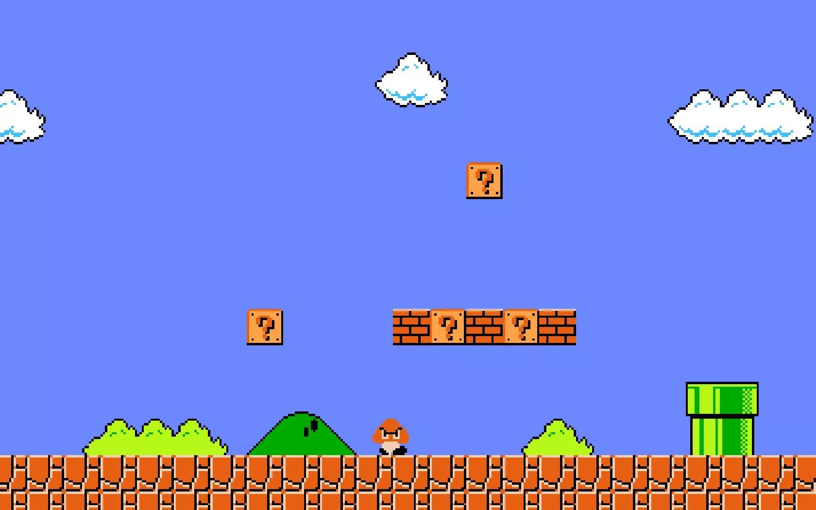Retro Mario Adventure HD Wallpaper