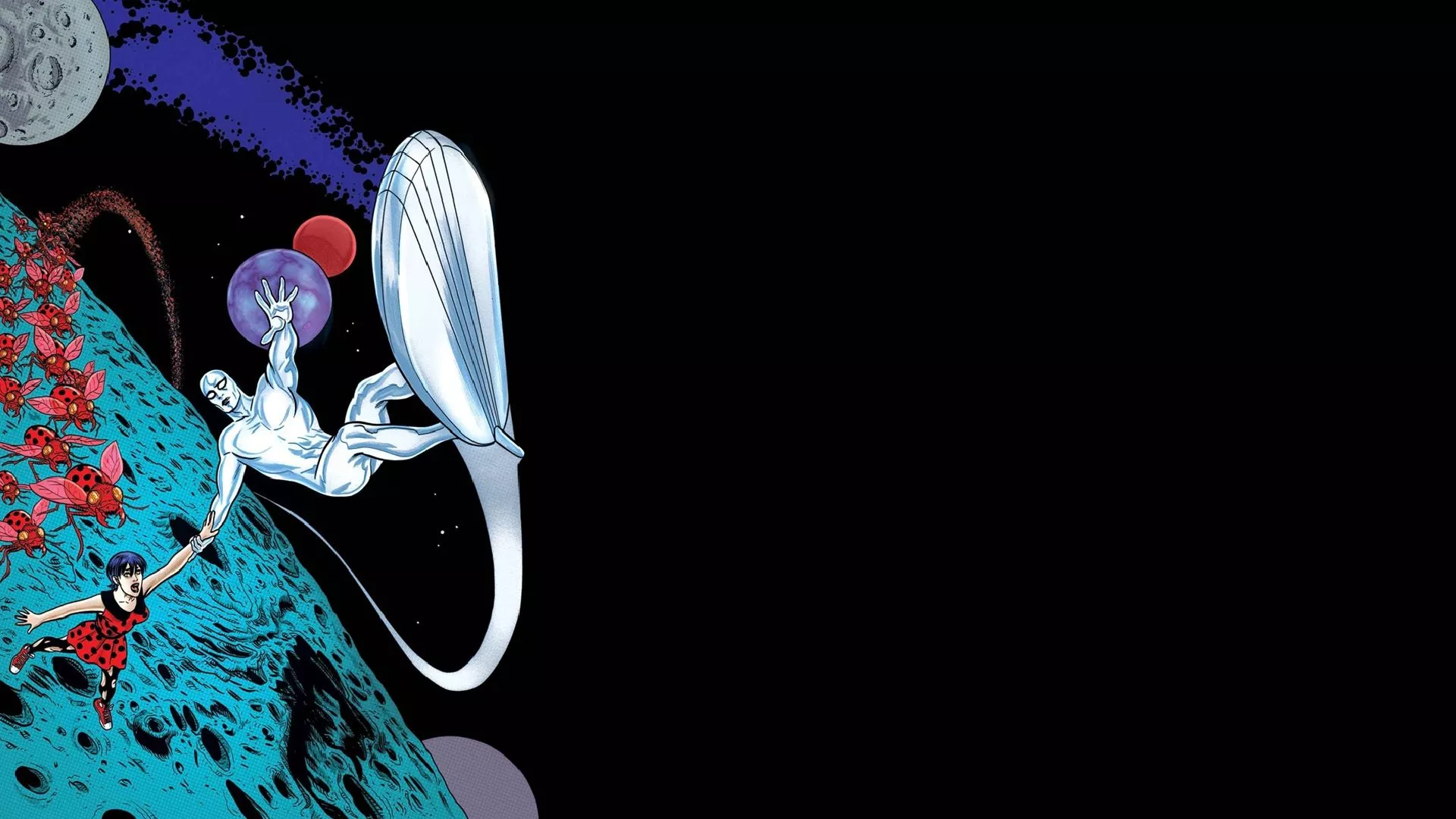 Download Comic Silver Surfer HD Wallpaper