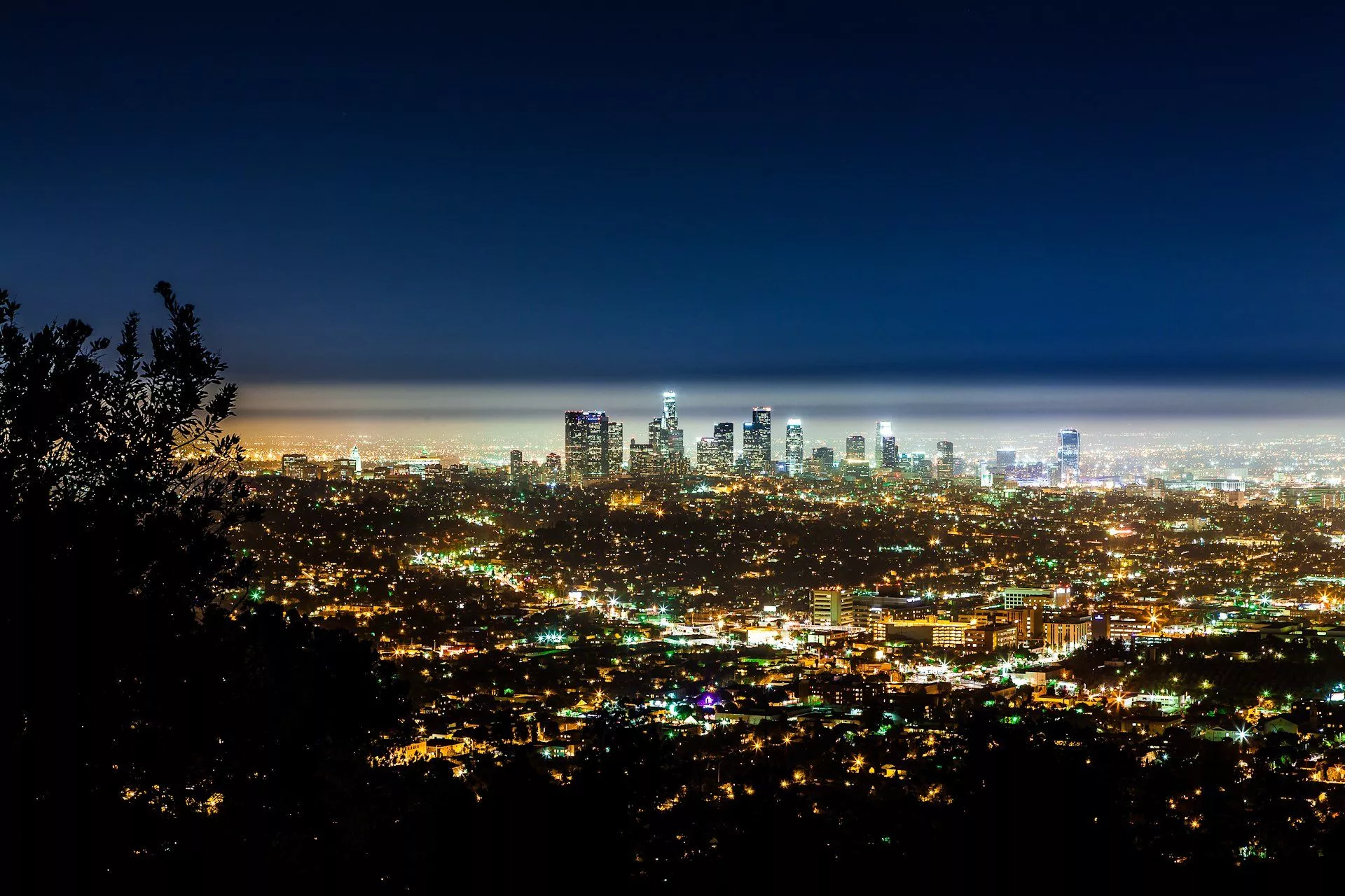 Stunning Nightview of Los Angeles