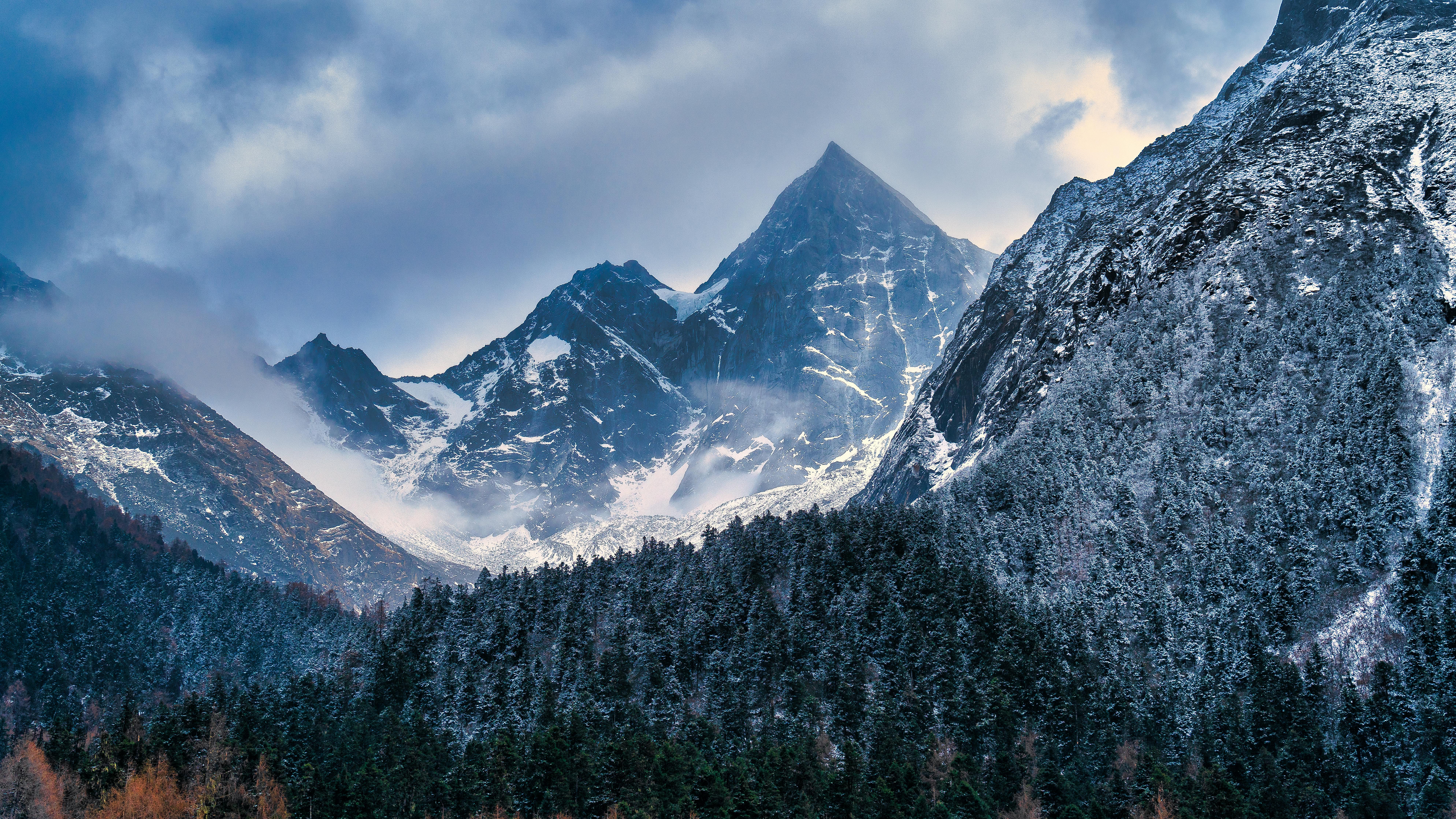 Winter Scenic Mountain Landscape · Free