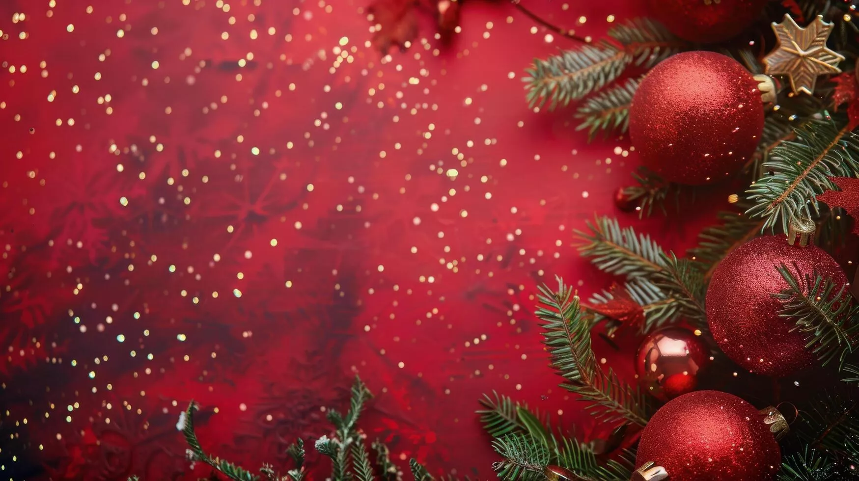 Red Christmas Banner