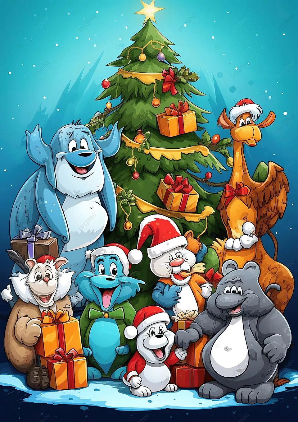 Cartoon Illustration Of Funny Animal