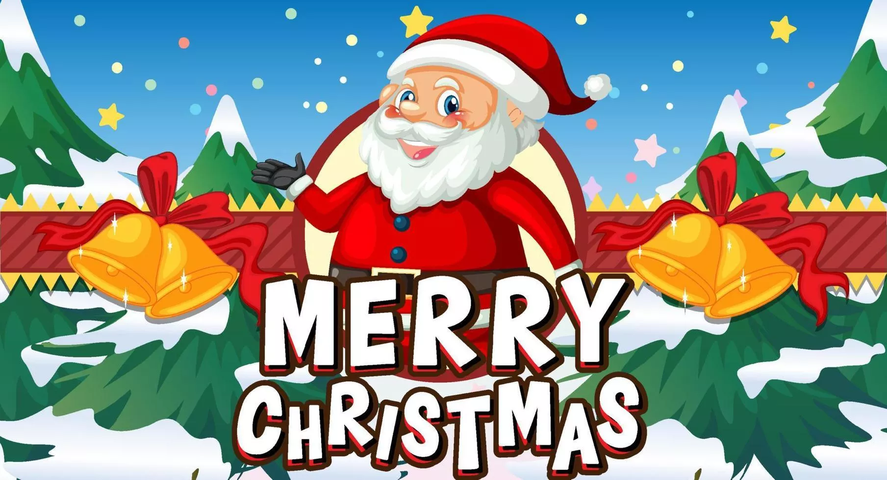 Merry Christmas banner design