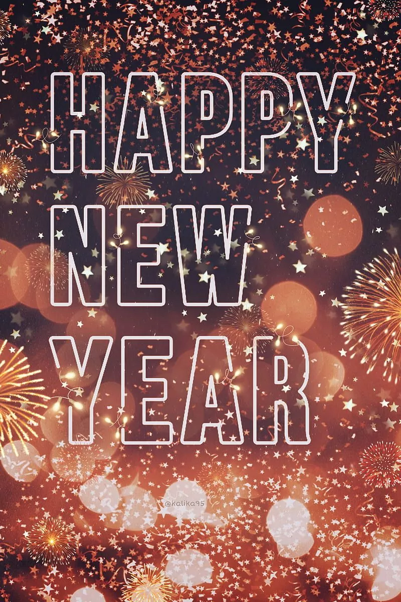 Happy New Year, background, colorful, festival, greetings, iphone, newyear, samsung, HD phone wallpaper