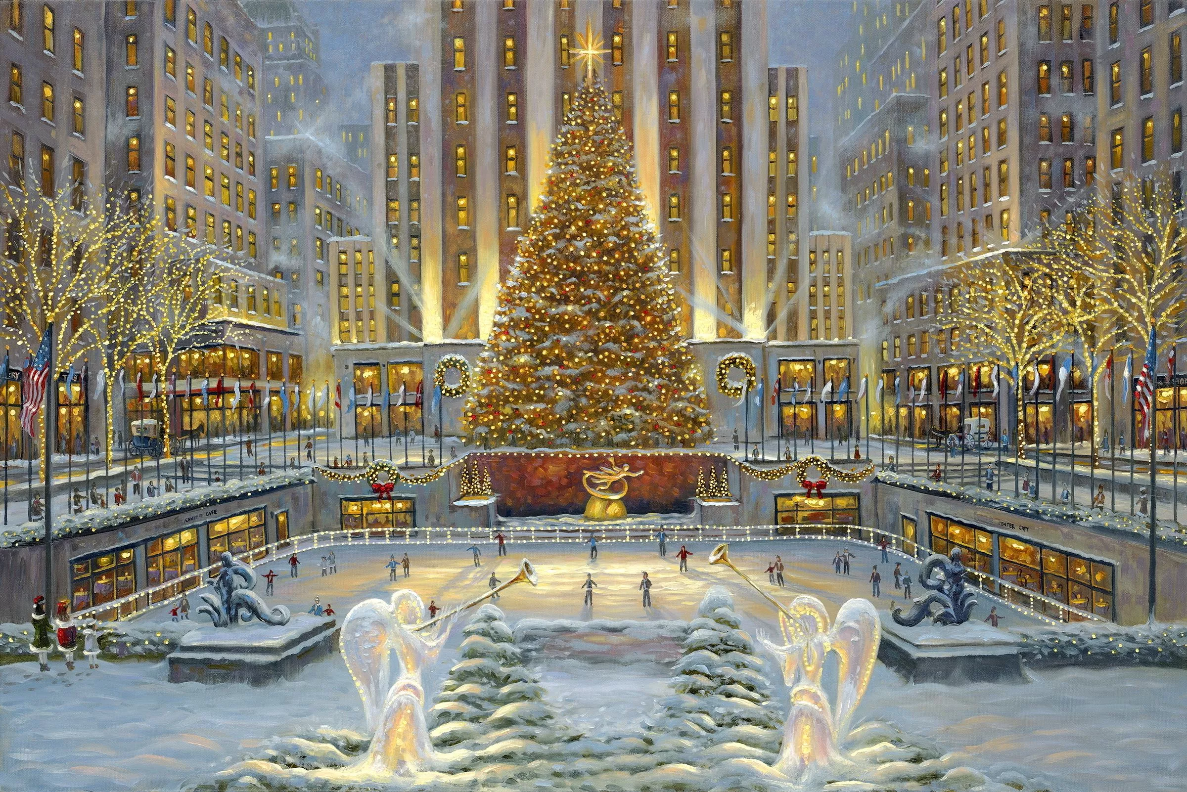 New York Christmas Wallpaper 33