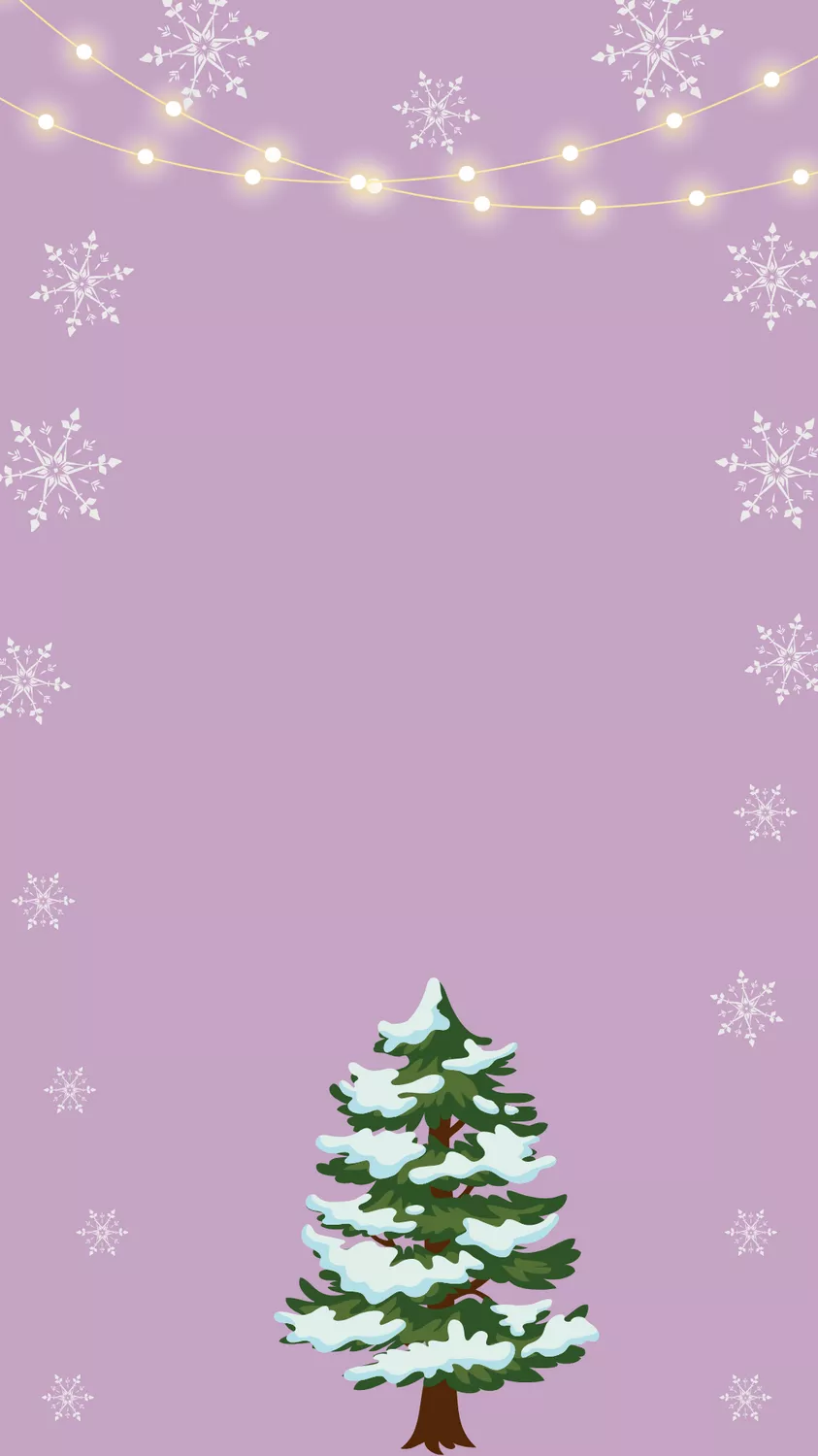 Snowy Tree Instagram Story Background