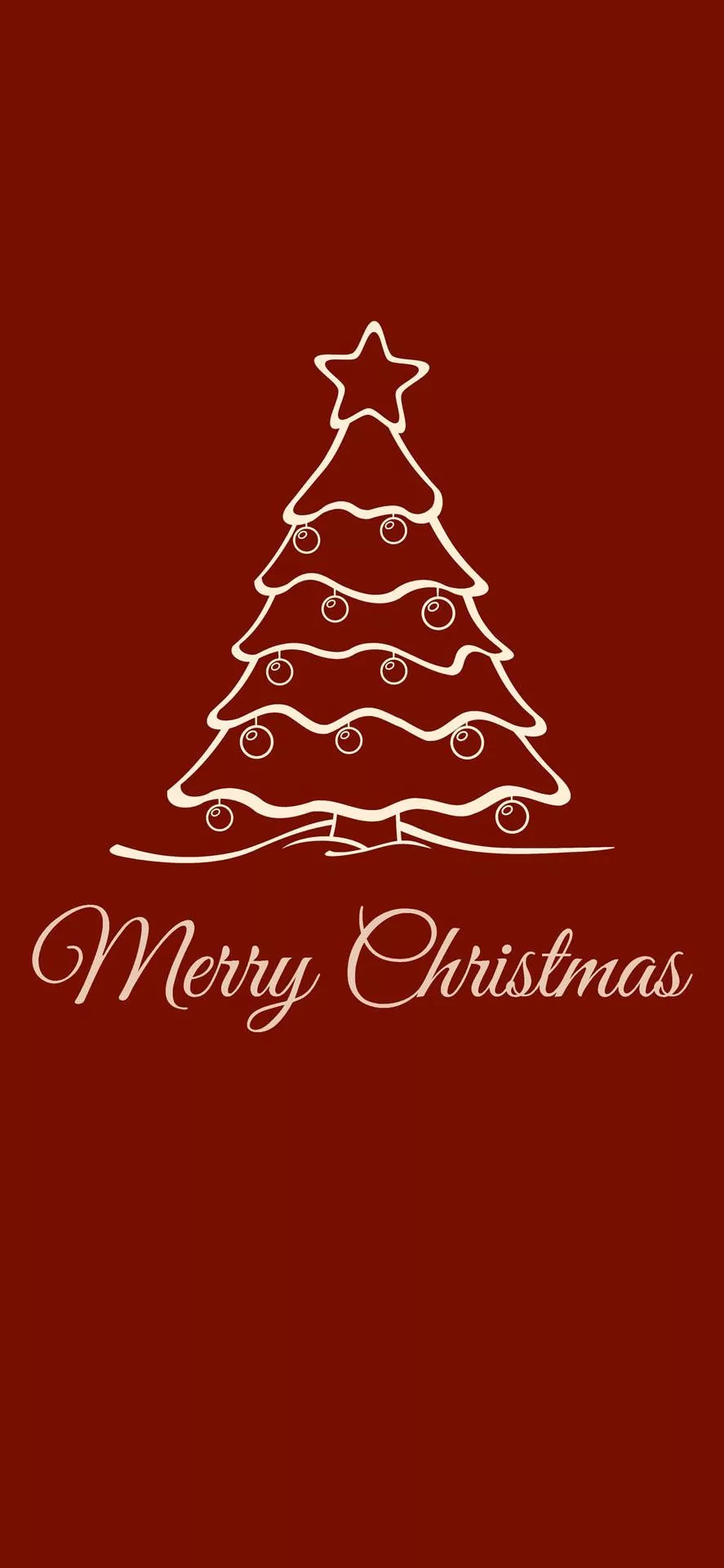 Christmas Tree Pattern iPhone Wallpaper