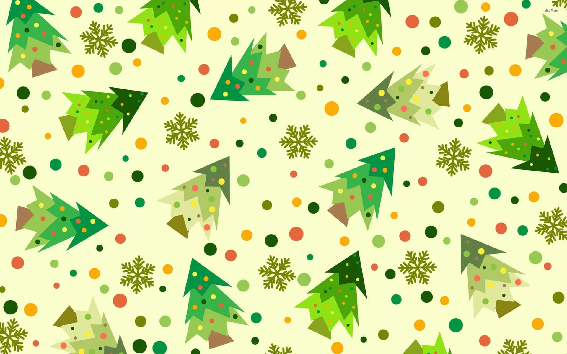 Christmas Tree Pattern Wallpaper