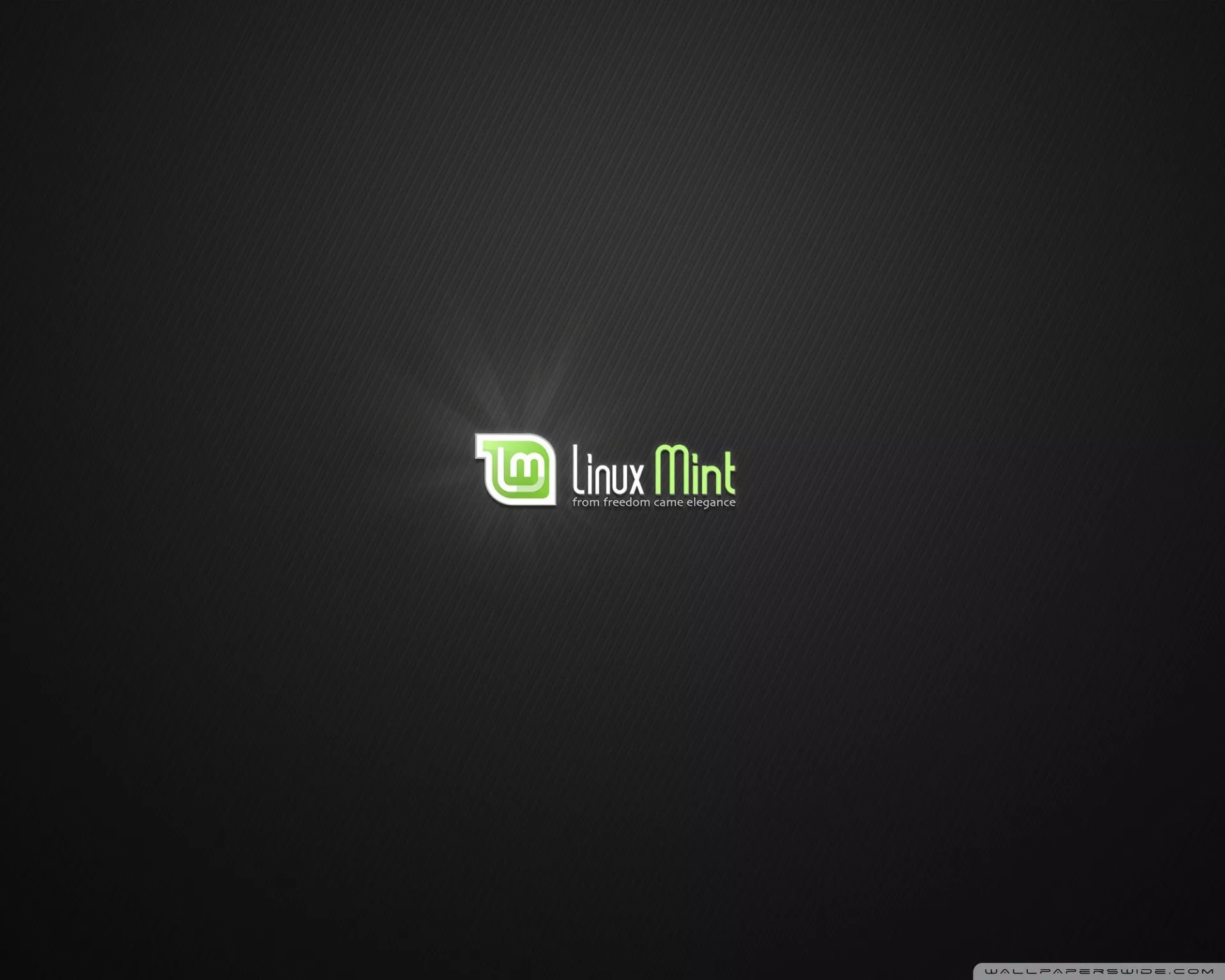 Linux Mint Dark Ultra HD Wallpaper