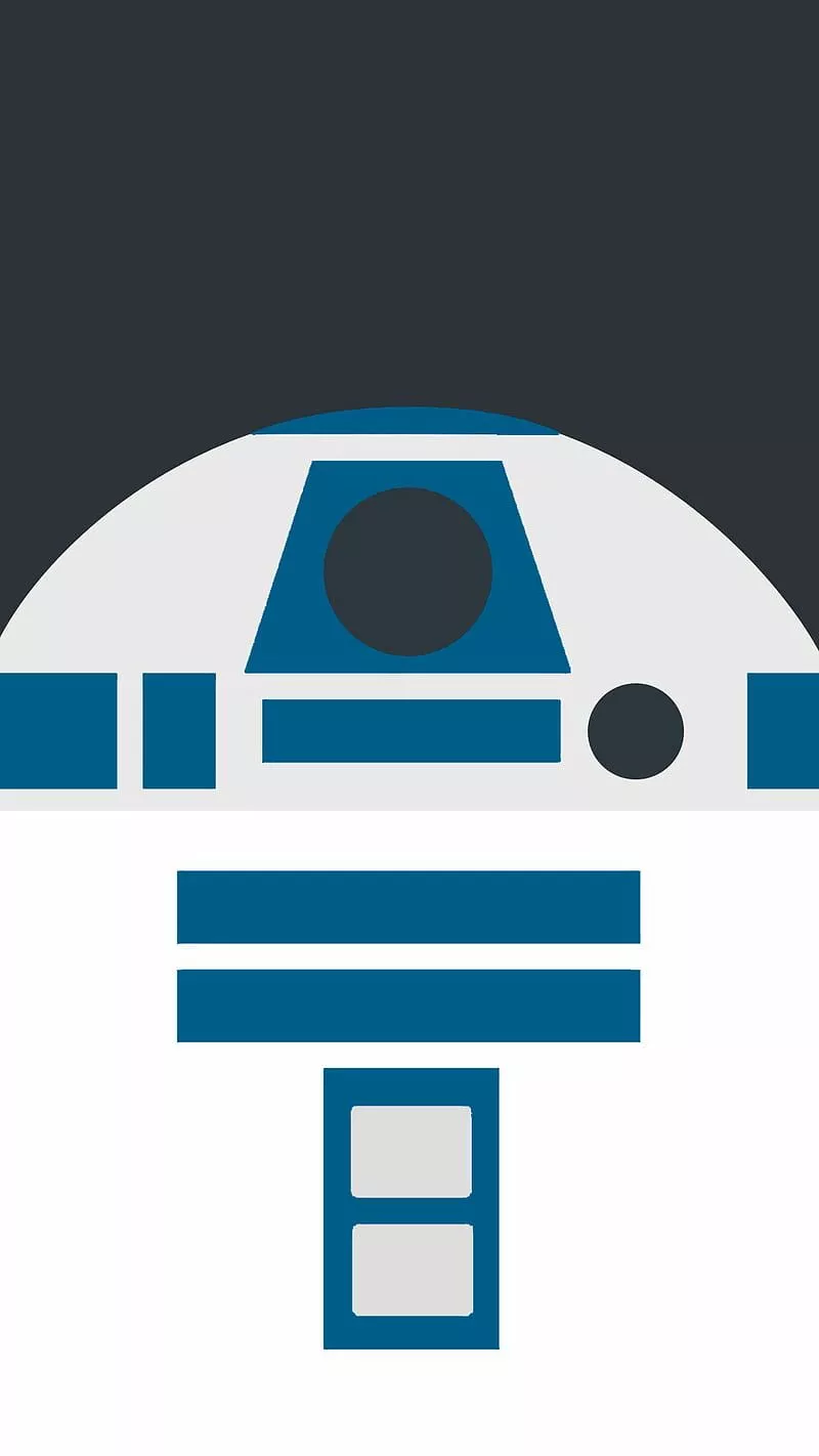 HD r2d2 material wallpaper