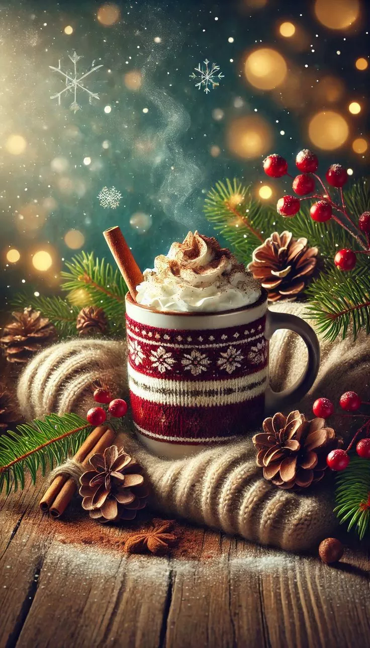 cute christmas Wallpaper For Your Phone. Cozy Winter Vibes