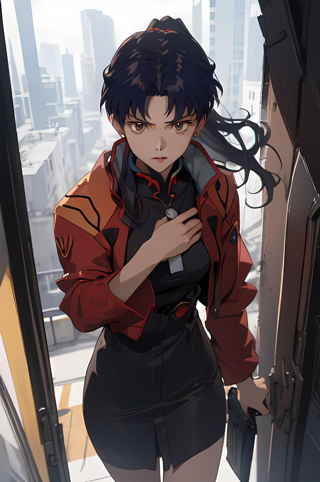 AI Art: Katsuragi Misato Evangelion