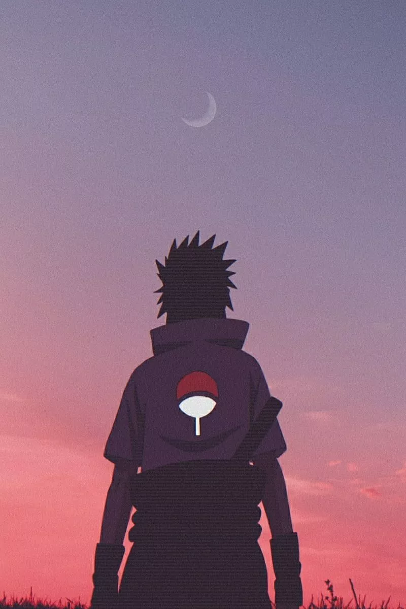 Sasuke, android, anime boy, anime