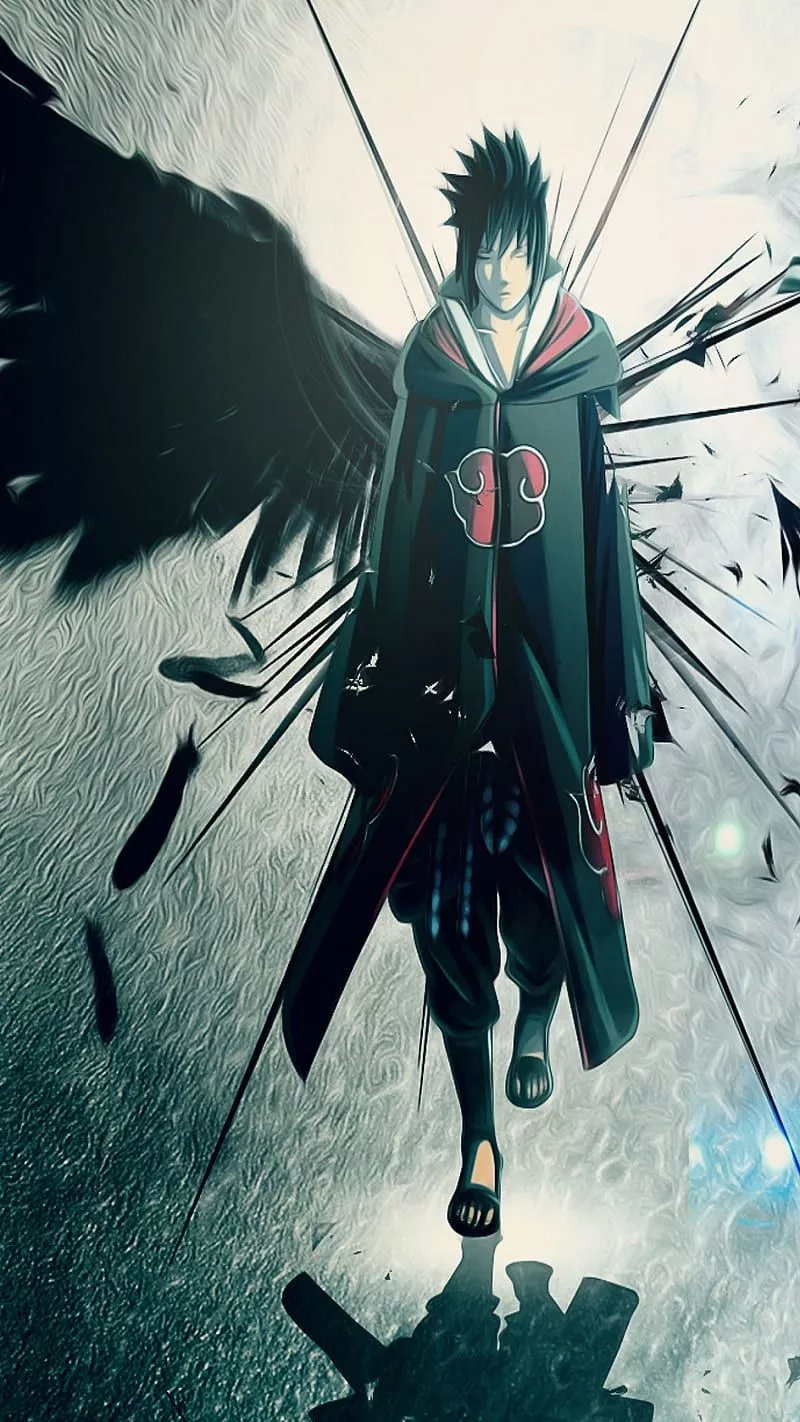 Sasuke Uchiha, anime, naruto, HD phone