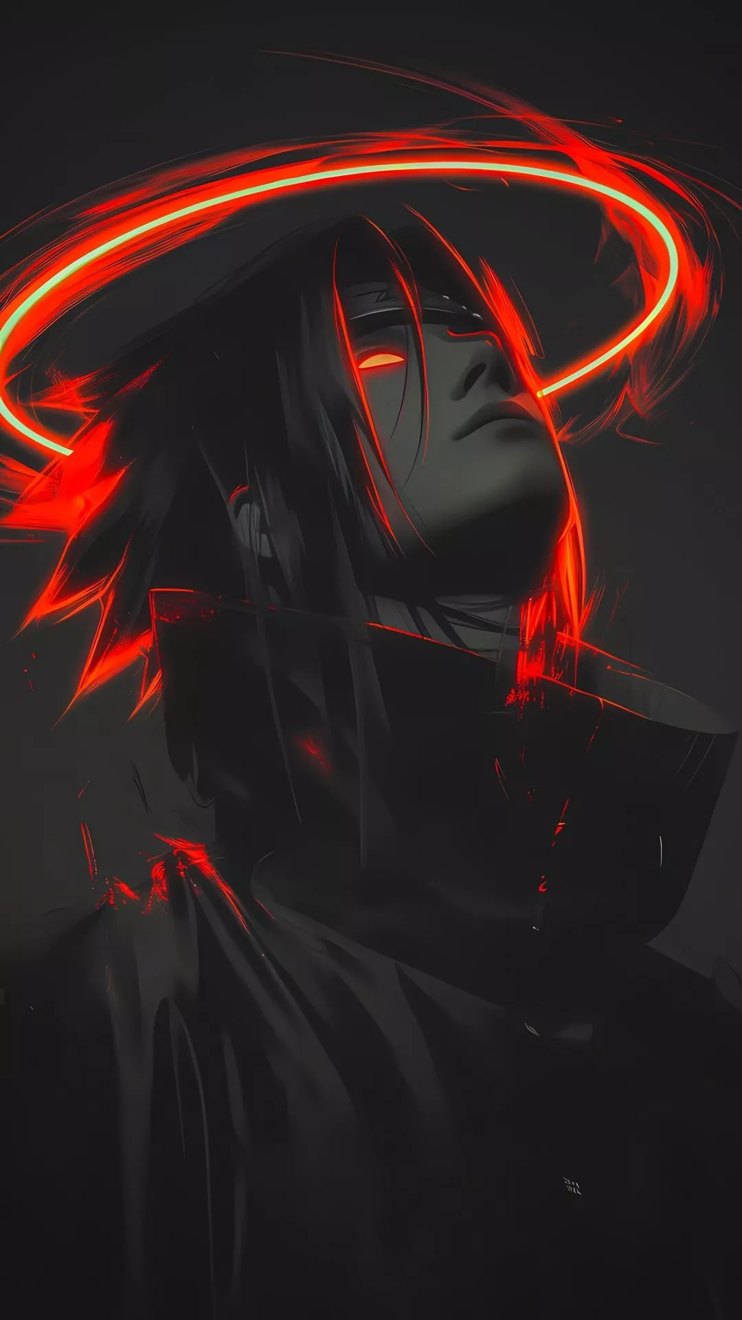 Sasuke Uchiha Wallpaper 4K, Dark