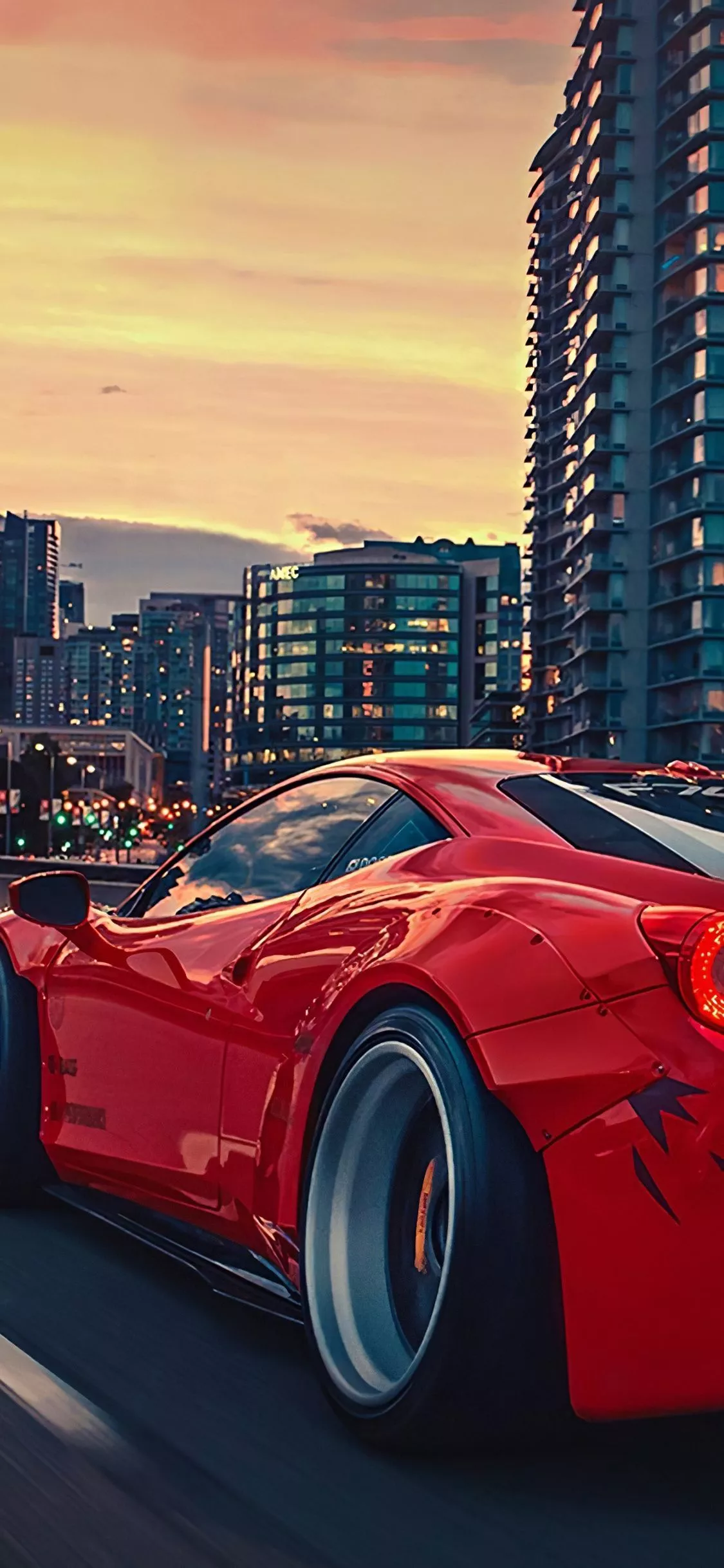 Ferrari 458 City 4k iPhone XS