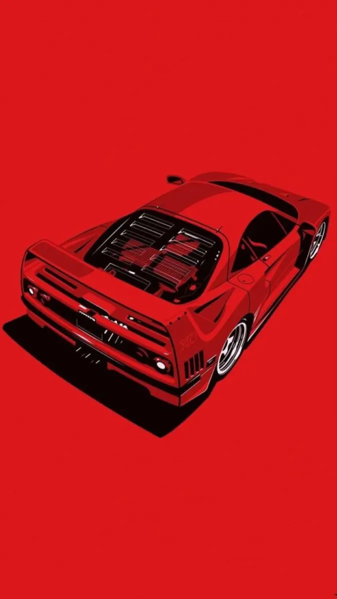 Ferrari F40 Red wallpaper