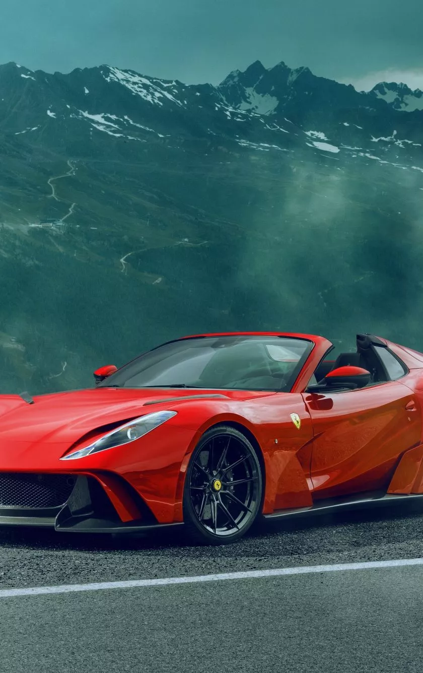 wallpaper 840x1336 ferrari 812 gts