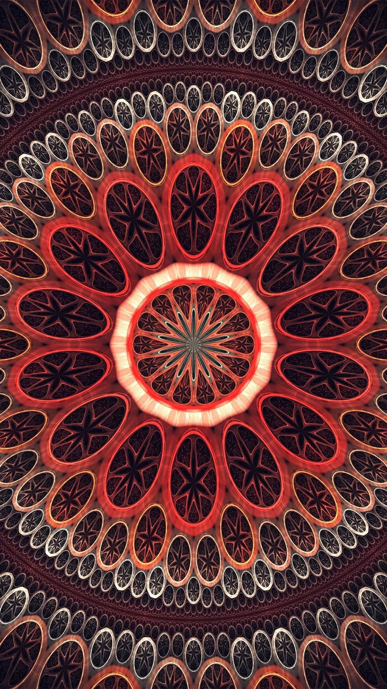 Psychedelic Art Pattern Wallpaper