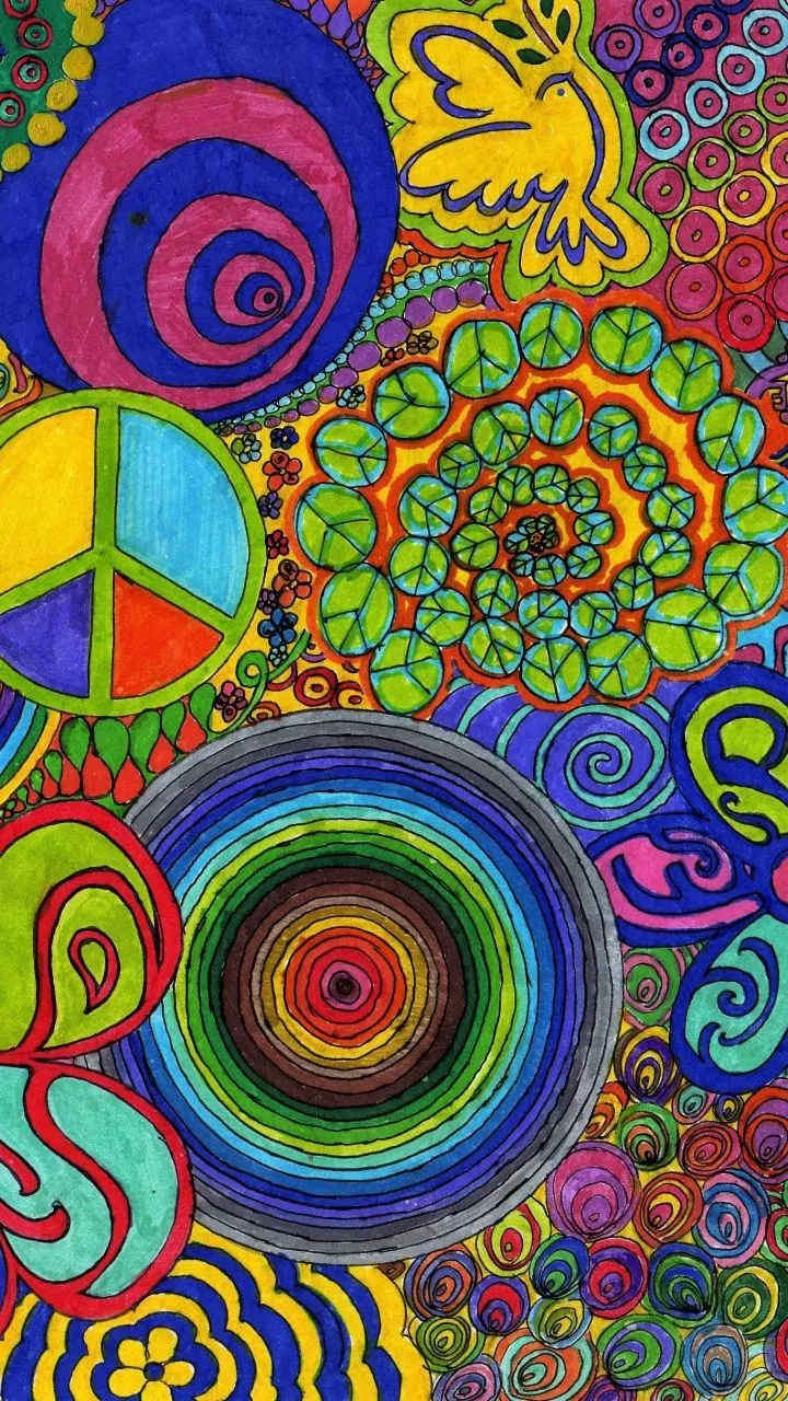Artistic Psychedelic Phone Wallpaper