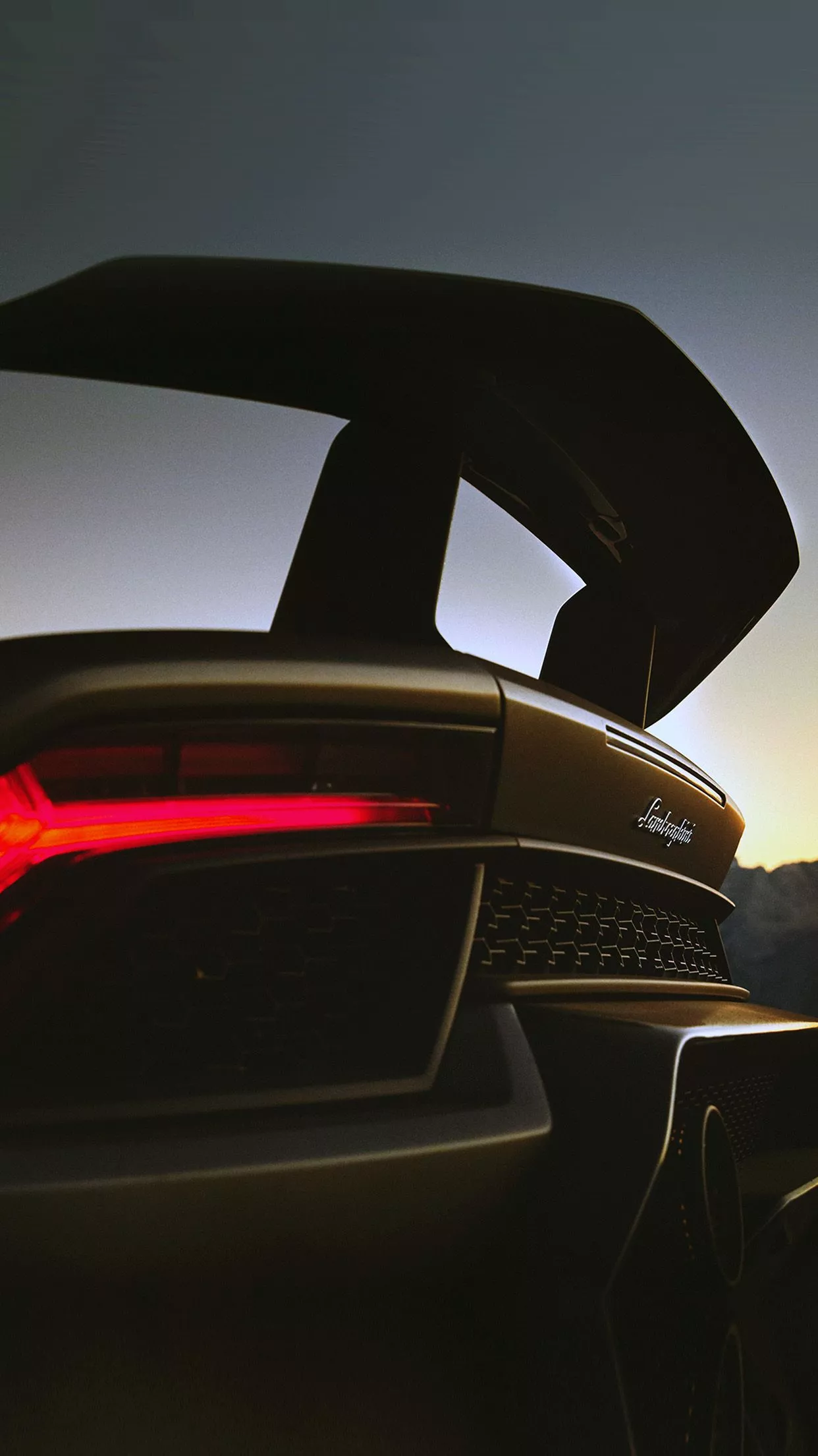 Lamborghini Car Dark Art Illustration