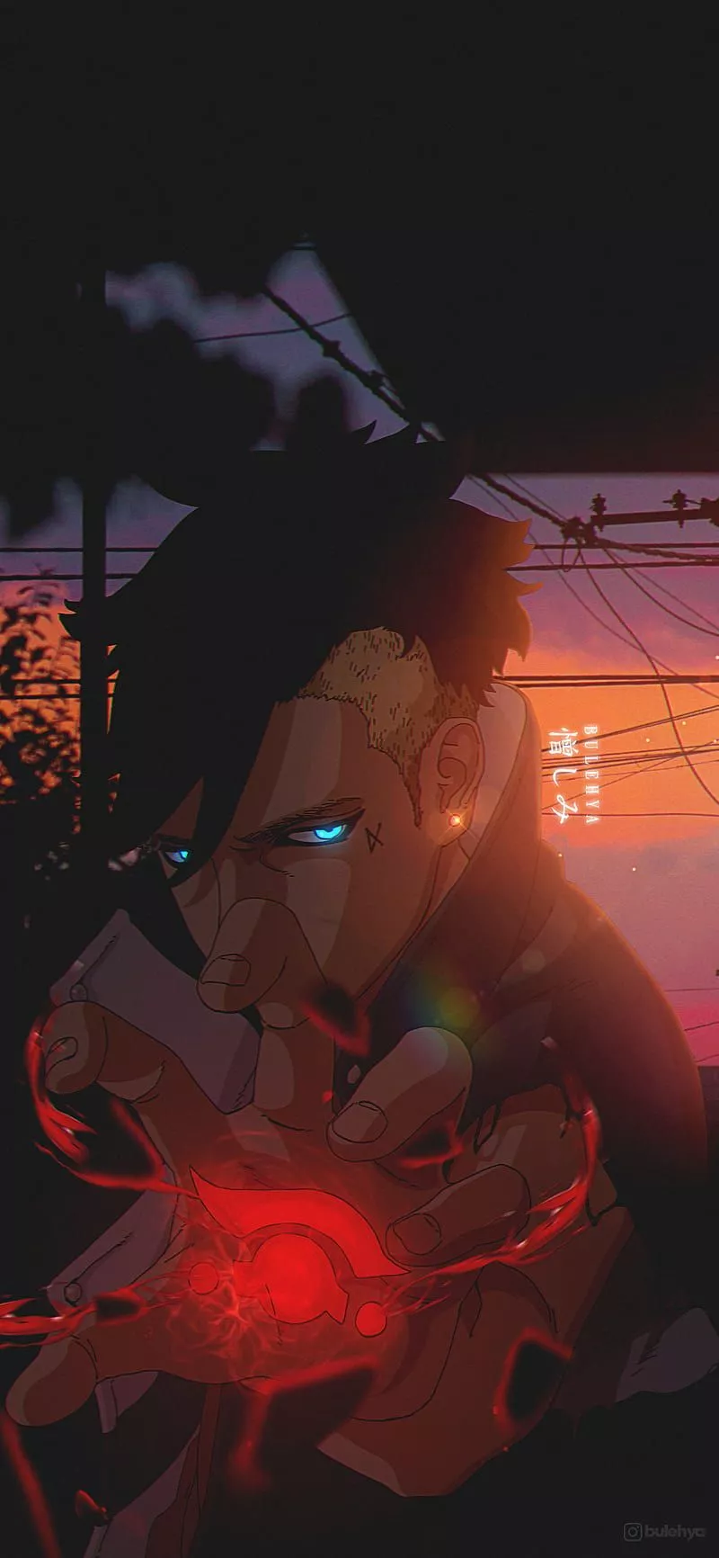 HD kawaki edit wallpaper